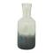 The Novogratz 13.2&#x22; Clear &#x26; Gray Gradient Glass Coastal Vase